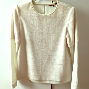 TIBI cream blouse